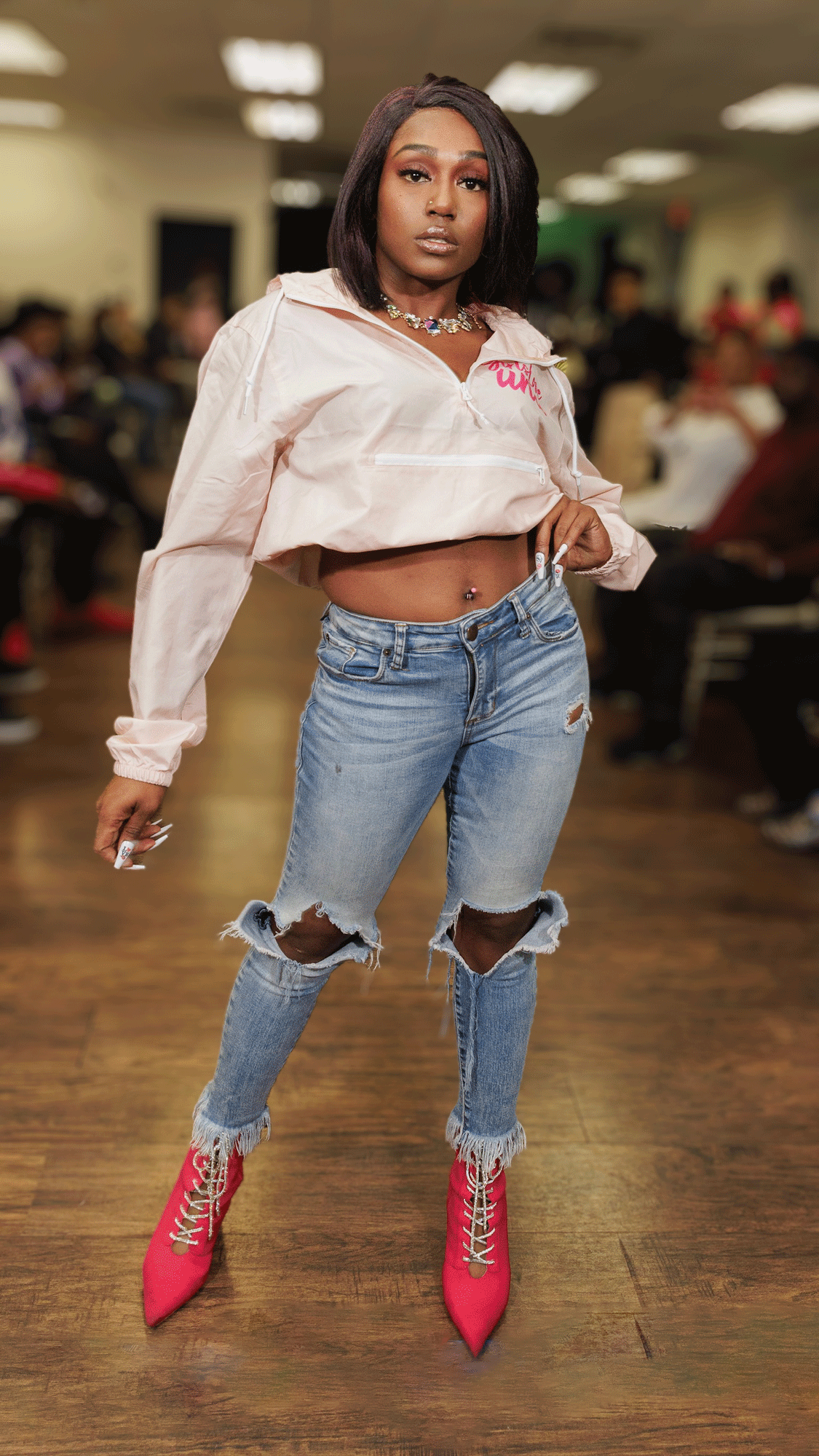 Girls Love Unu 2.0 Crop Windbreaker - Adult