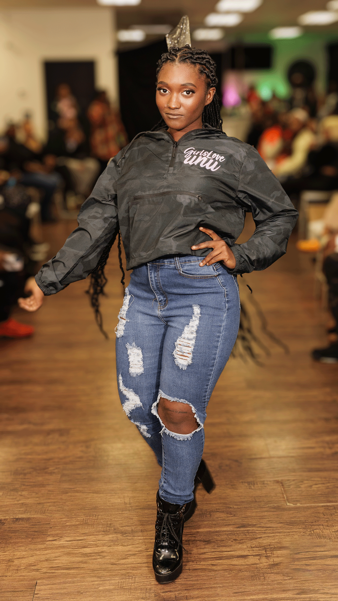 Girls Love Unu 2.0 Crop Windbreaker - Adult