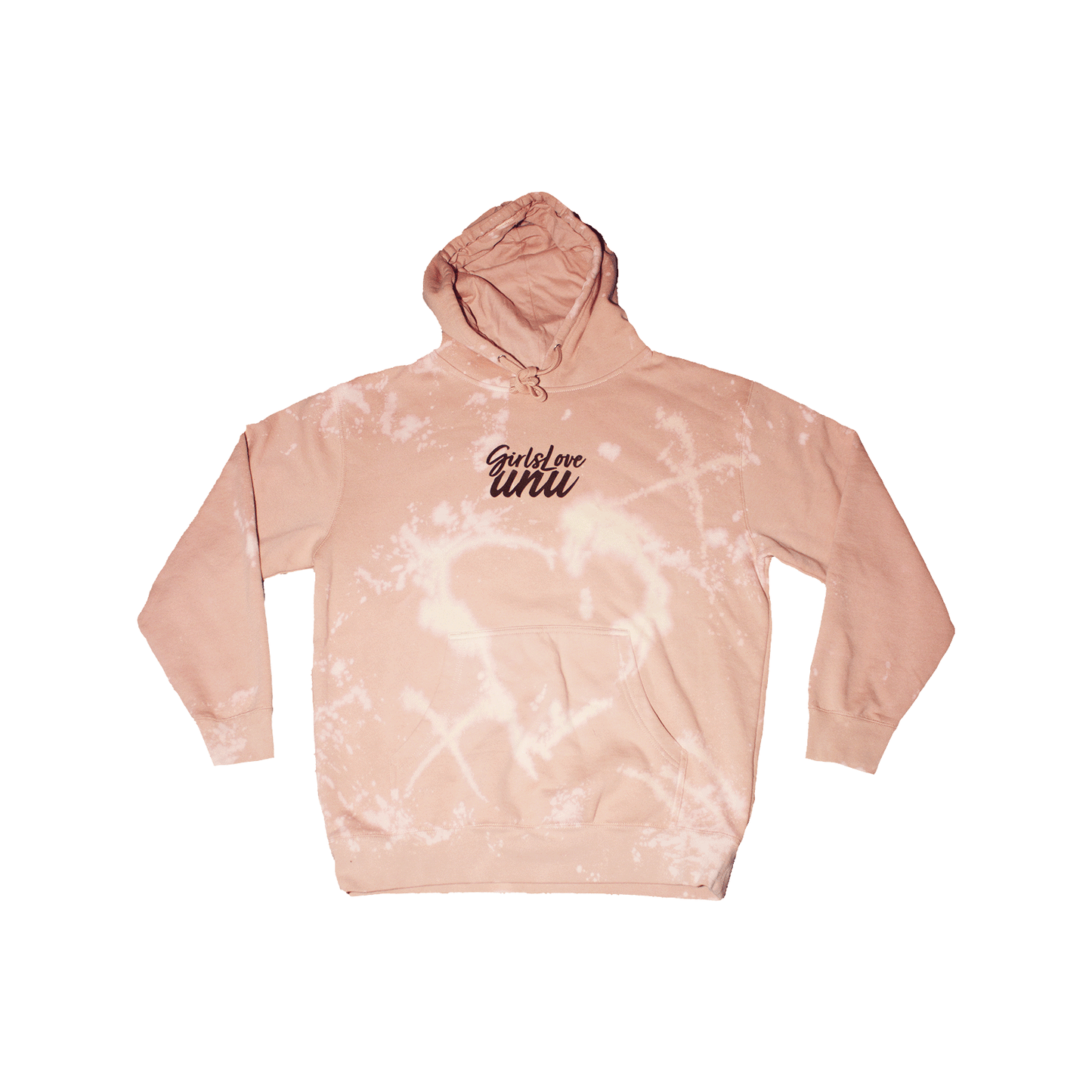 Girls Love Unu 2.0 Bleached Hoodie - Adult