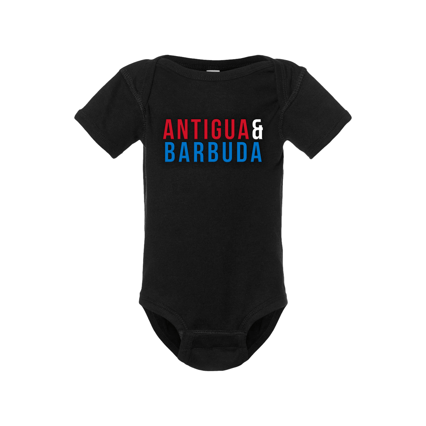 Antigua & Barbuda Short Sleeve Onesie - Babies & Toddlers