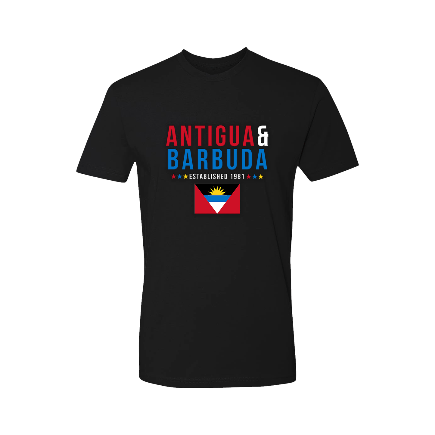Antigua & Barbuda Short Sleeve Shirt - Adult