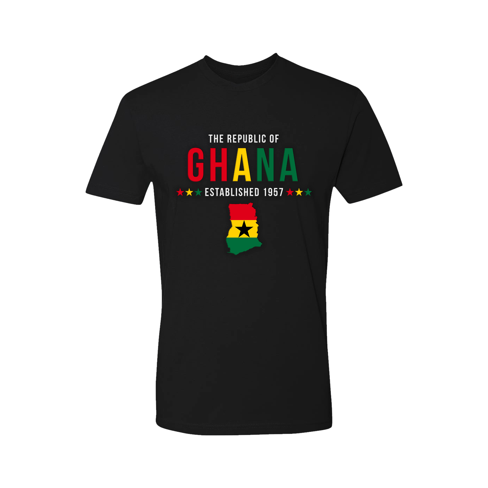 Ghana Short Sleeve Shirt - Adult
