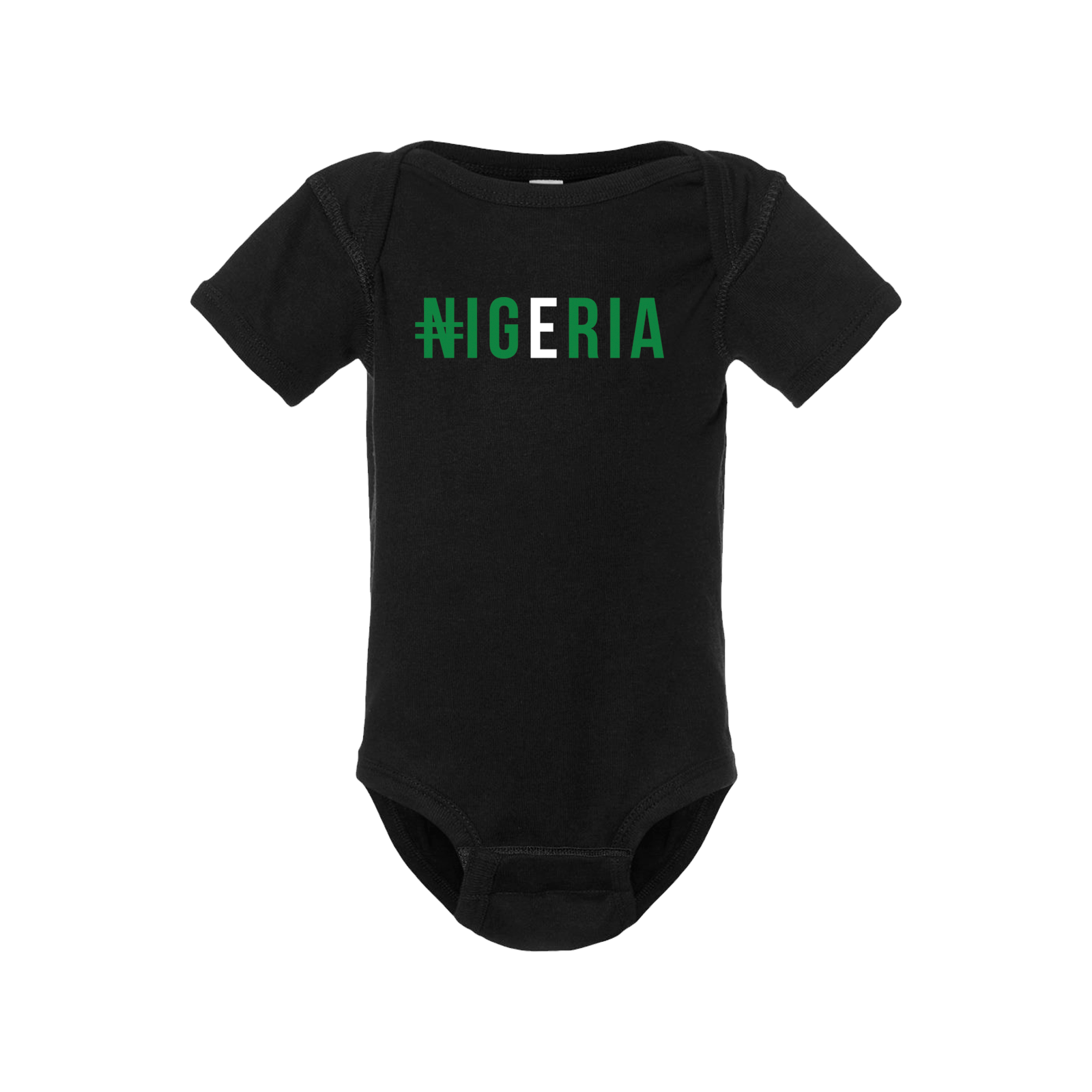 Nigeria Short Sleeve Onesie - Babies & Toddlers